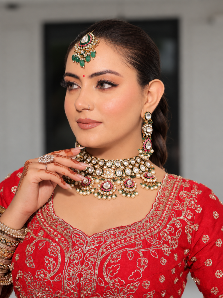 Real bridal makeup portrait by MakeupByEkam