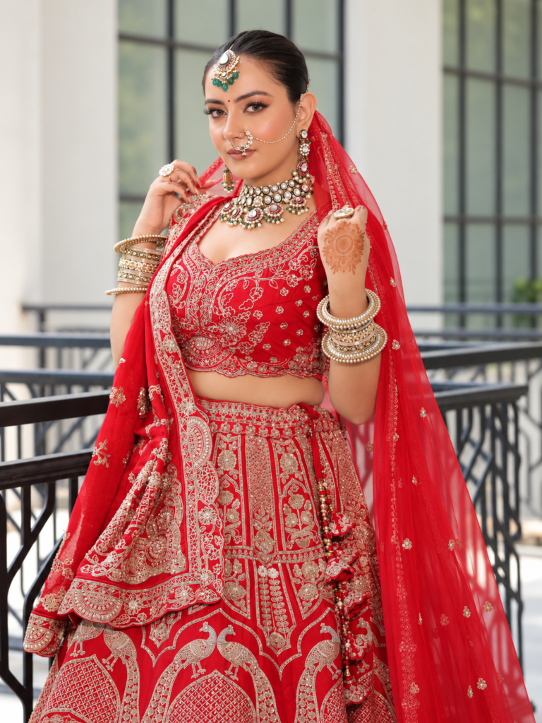 Real bridal makeup portrait by MakeupByEkam