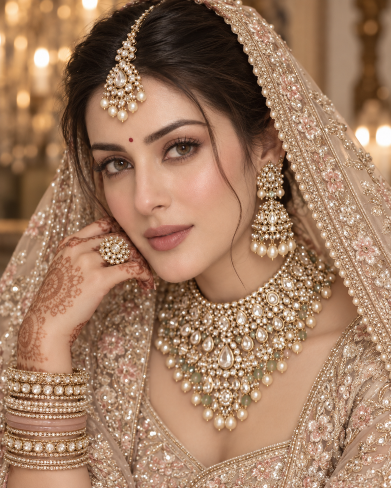 Real bridal work by MakeupByEkam